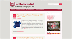 Desktop Screenshot of hocphotoshop.net